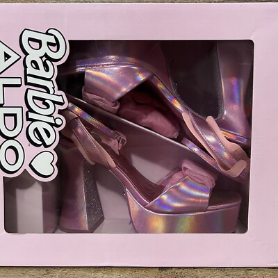Aldo X Barbie Women's Size 9 Platform Heel Sandal Barbieparty 650