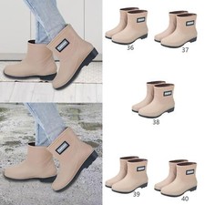 Wadenhohe Regenstiefel für Damen, lässige Arbeitsstiefel für Damen, zum