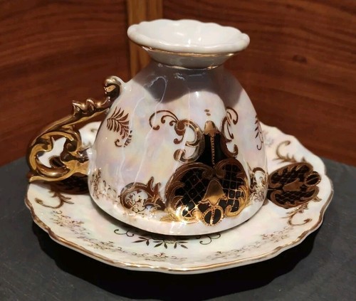 1 VINTAGE ORNATE ROYAL SEALY CHINA TEACUP & SAUCER SET MADE IN JAPAN - Picture 6 of 14