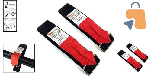 EZ Strap 2 Pack - Premium Red Hook & Loop Ladder Stabilizers for DIY Projects - Picture 2 of 10