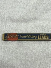 Vintage NOS Box of Scripto No. 137 No. 3  H  Black Long Leads 12 leads in box