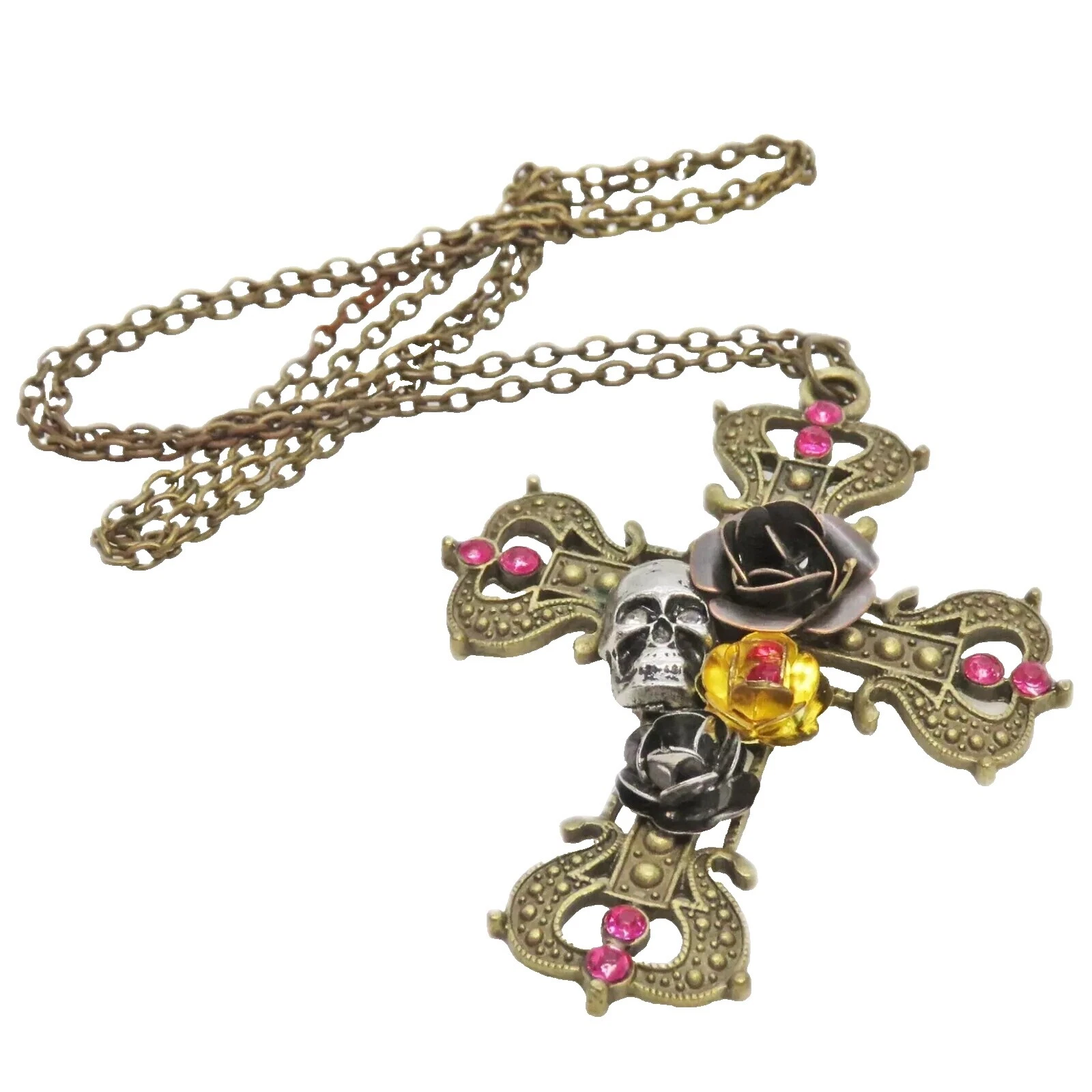 Collares de Moda Bronce Cristal