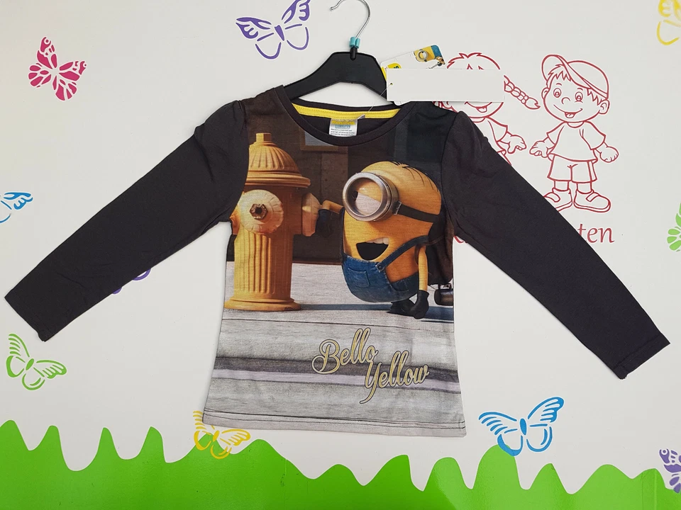 Langarmshirt Minions Junge oder Mädchen Größe 98 104 116 128