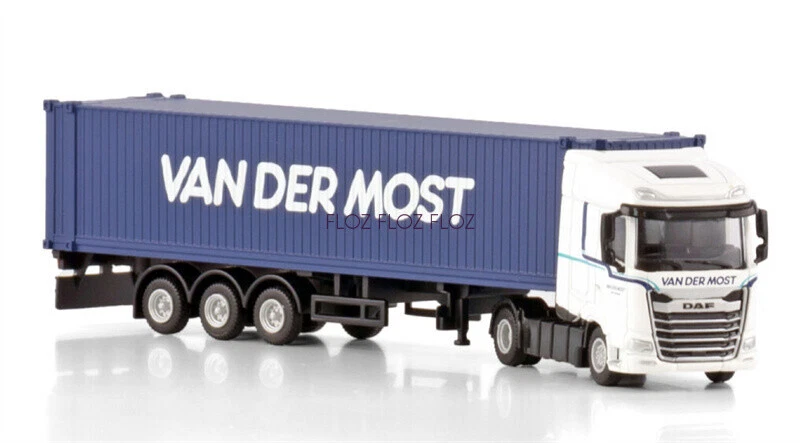 1:87 for WSI for DAF for XG 4X2 CONTAINER TRAILER 45 FT-3 AXLE for Van der Most - Image 4 of 4