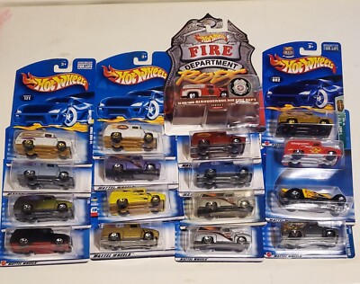 Hotwheels 1956 Ford Panel Trucks Variations, Fire Department Rods Truck, & more