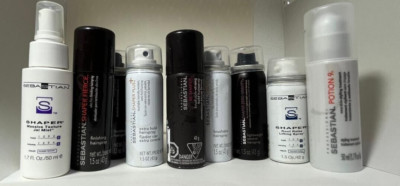 10 Sebastian Shaper MIXED LOT Hair Spray , Root Lift, Treatment, Jel Mist Travel