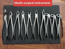 Dental Extraction Forceps Set 10pcs Stainless Steel Best offer Best Quality
