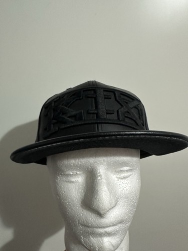 KTZ Kokon To Zai Black Faux Leather Logo Baseball Cap. RRP:£175 - Picture 8 of 12