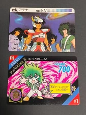 Saint Seiya Andromeda Shun Trading Card - Features Shiryu & Hyoga - Rare  eb3