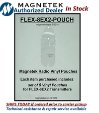 Magnetek FLEX-8EX2-POUCH  vinyl clear pouches ~ radio remote control transmitter