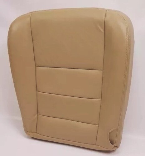 2003 2004 2005 2006 Ford F250 F350 Lariat Driver Bottom Leather Seat Cover TAN - Picture 3 of 12