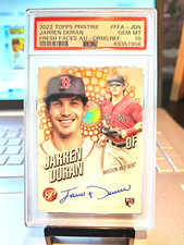 2022 Topps Pristine #13/25 Jarren Duran Fresh Face Au-Ornag.Ref #FFA-JDN Gem Mt