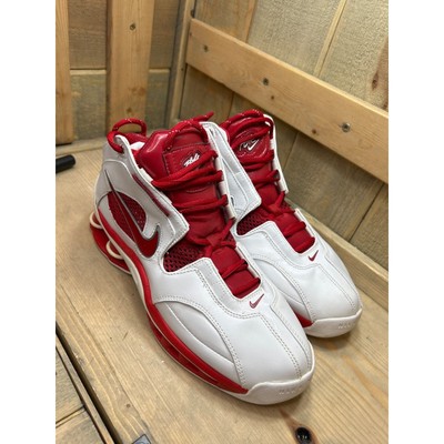 US9.5 Nike Flight Shox Basketball Shoes White/Red 309182-161 Rare EU43 Nike Mens Flight Shox Systems Rare Basketball Shoes White  main image 3