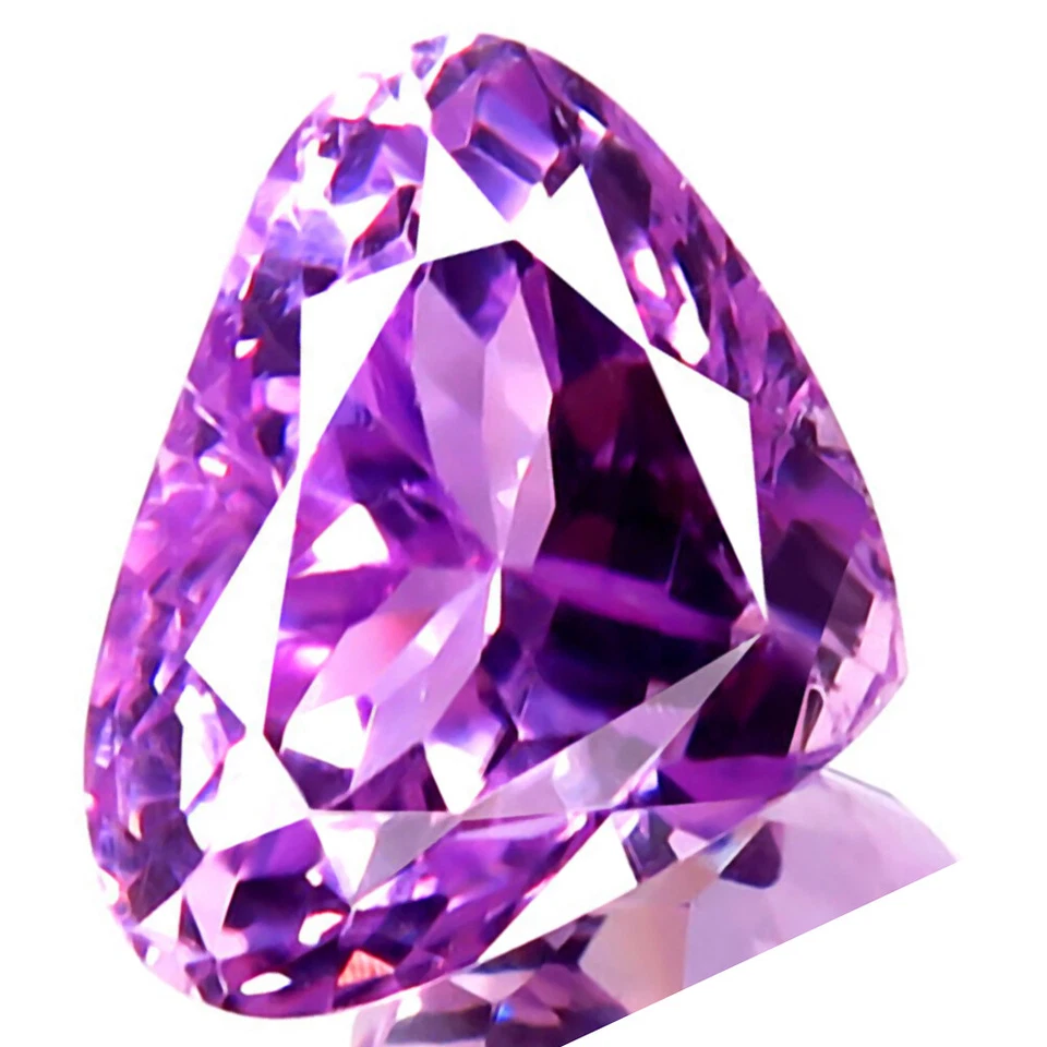 11.52ct FLAWLESS CLEAN SPARKLING NATURAL BEST PINK KUNZITE AWESOME HEART SHAPE - Image 2 of 4