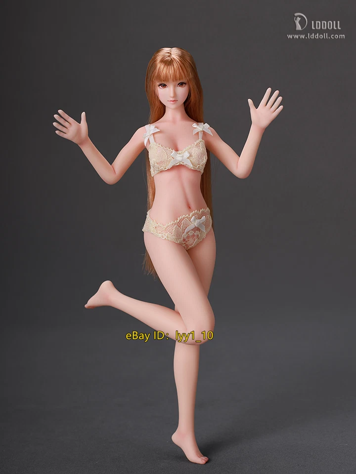 LDDOLL 1/6 27M Cuerpo de Silicona Femenino Sin Costuras Flexible 12" Figura de Acción para Cabeza OB Foto 4 de 4