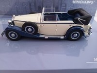 Maybach Zeppelin- Weiss / Blau 1932 - 1:43 Minichamps 436039408 ( Le 528 )