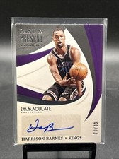 2020-21 Panini Immaculate Past and Present Signatures /99 Harrison Barnes Auto
