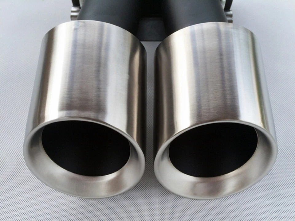 Punta silenciadora tubo de escape de acero inoxidable para Porsche Boxster 718 Cayman 987 2008-2014 Foto 4 de 4