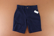 Old Navy Girls Size 12 Slim Blue School Uniform Twill Bermuda Shorts NWT