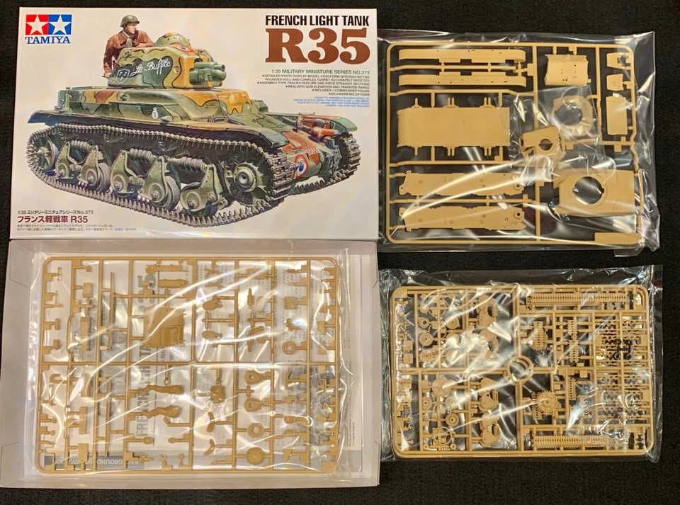 TAMIYA 35373 kit scala 1/35 carro armato leggero francese R35 - Immagine 2 di 4