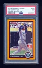 KEN GRIFFEY JR. 2010 BOWMAN CHROME #155 ORANGE REFRACTOR #D 01/25 MARINERS PSA
