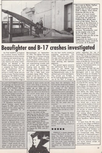 Bristol Beaufighter Aircraft Report 4/22/2022 b