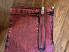 Younique Brand Jeans Size 7 Red/Black Jeans Ankle Zip — photo 5
