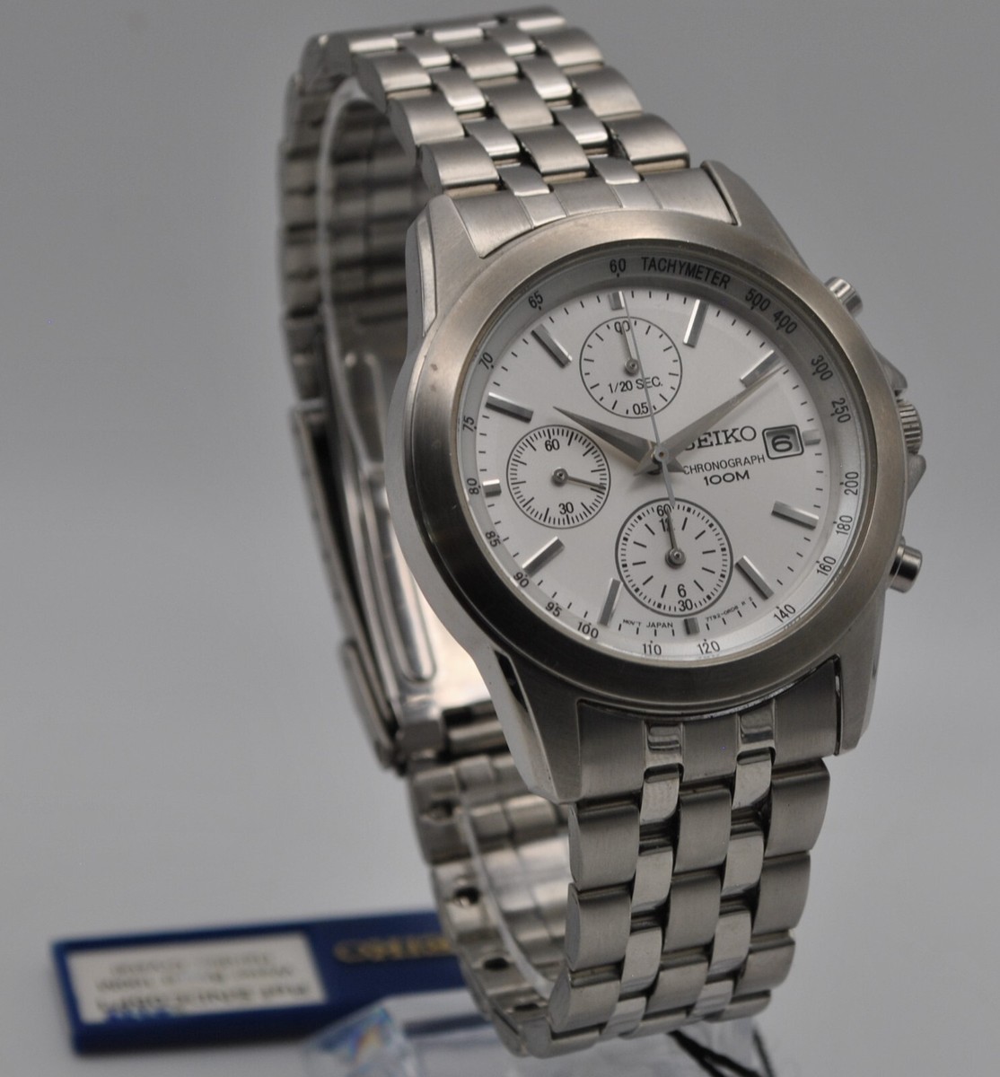 SEIKO クロノグラフ 7T92-0LV0 クォーツ 腕時計 電池交換済み セイコー