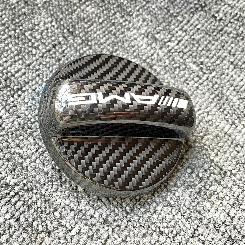 Carbon Fiber Gas Fuel Cap Cover For Mercedes Benz C300 C63S E63S E55