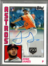2019 Topps '84 Topps Auto 150th Anniversary #84RAJJ Josh James S2 Auto /150