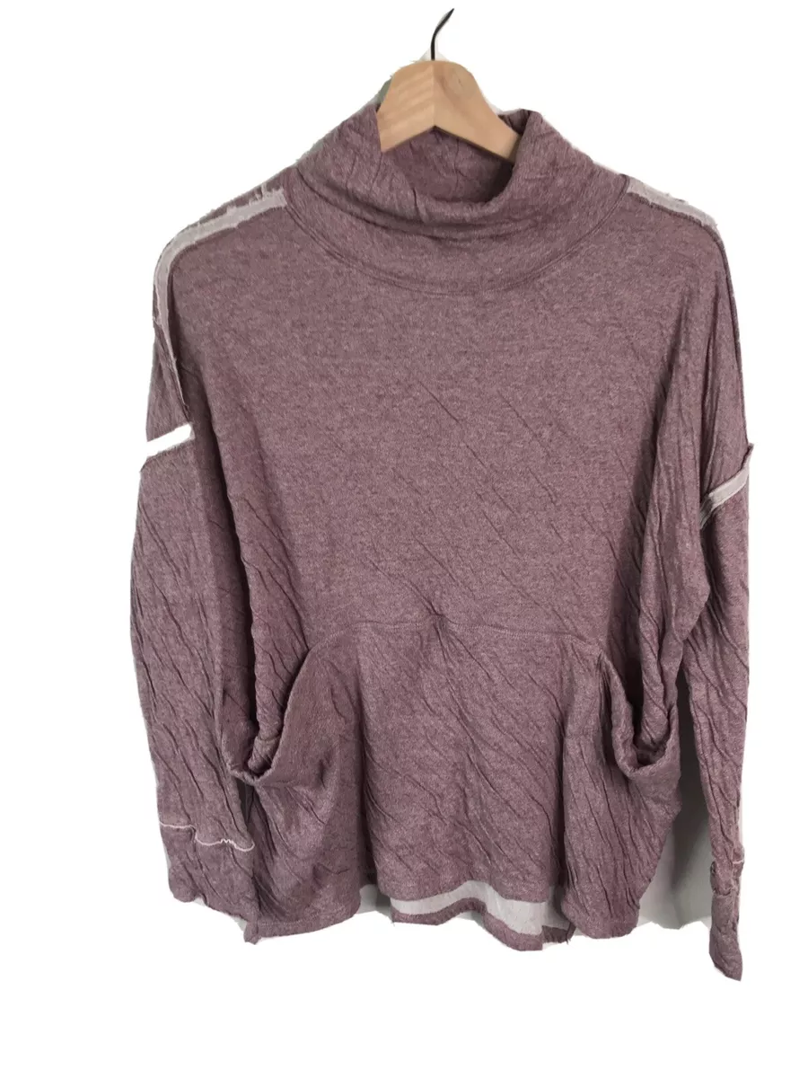 Free people turtleneck tunic sweatshirt cheap