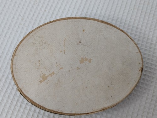 Vintage French Pastry Chocolate Box Sweet Shop Patisserie Confiserie Oval Lace - Picture 4 of 6