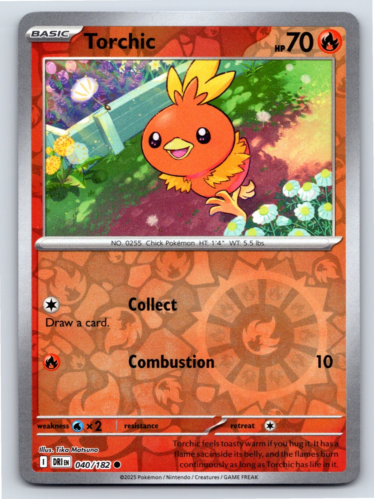 Destined Rivals - NM - Torchic 040/182 Reverse Holo US Seller