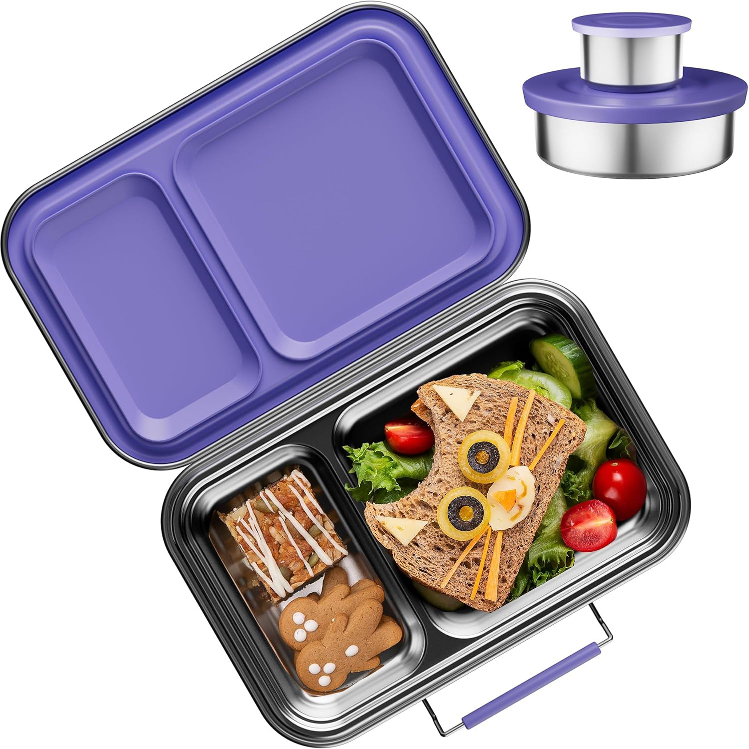 For Kids, Leak Proof Bento Lunch Box Bpa Free 304 Stai