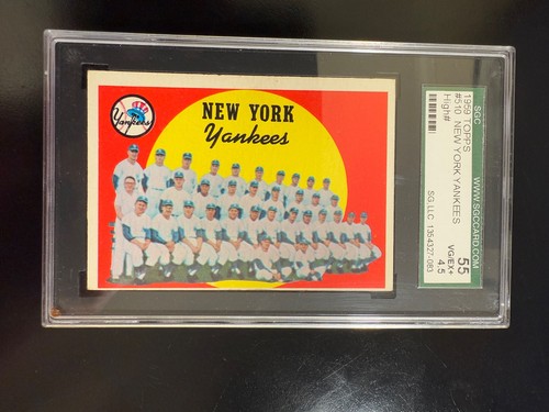 1959 Topps Yankees Team #510 card