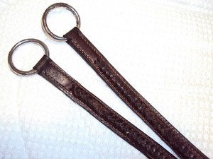 JEREMY & LORD Running Martingale Attachment - BRAID Design - 16 1/2" Long - NICE