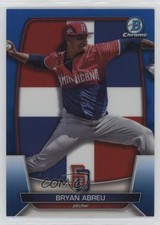2023 Bowman Chrome WBC Flag Variations Blue Refractor 65/75 Bryan Abreu yl0