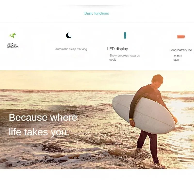 Fitbit Flex 2 Gesundheit Aktivität Schlaf Tracker Sport Band Bluetooth Navy Blau - Bild 2 von 4