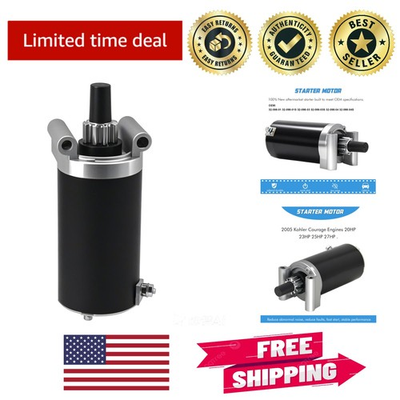 #ad Quality Kohler Starter Motor for Engines 20HP 27HP 12V Operation $83.59
