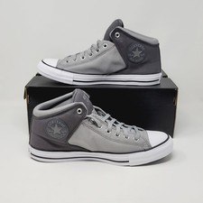 Converse Chuck Taylor All Star High Street Mid Grey Sneakers A17943F Mens 10 W12