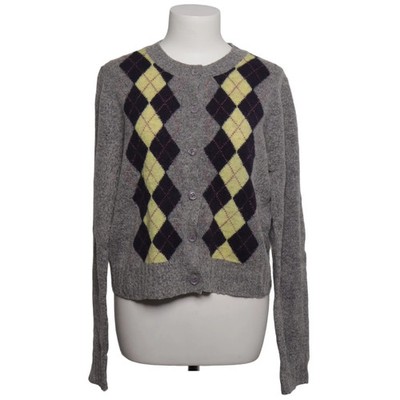 Iets Frans, Strickjacke, Damen, Größe: S, Grau/Blau/Gelb/Mehrfarbig #ZXW