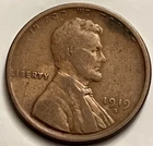1919-S Lincoln Wheat Cent — VF — San Francisco Mint — Spot — BN375