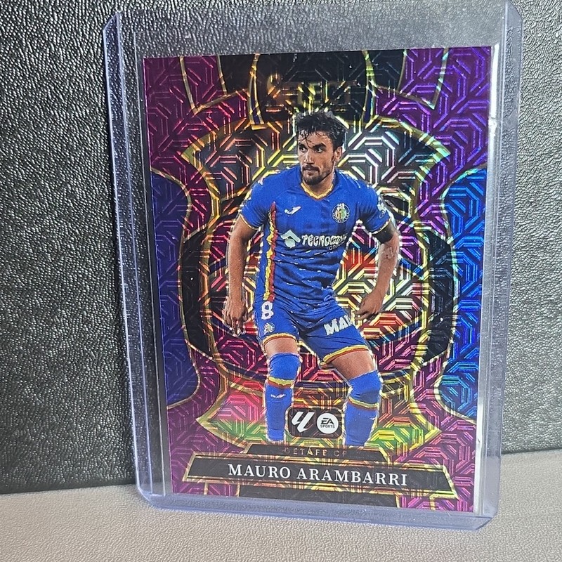 Panini Select La Liga 2025-26 Terrace Purple Prizm Mauro Arambarri Getafe #63