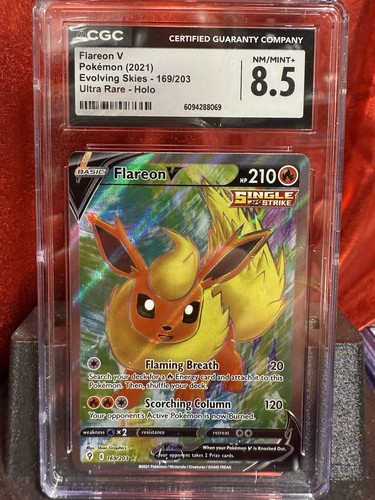 Flareon V graded CGC 8.5 for sale on eBay