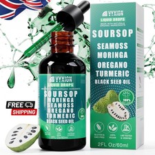 Soursop Bitters Liquid Drops 10 in 1 Herbal Extracts for Overall Health