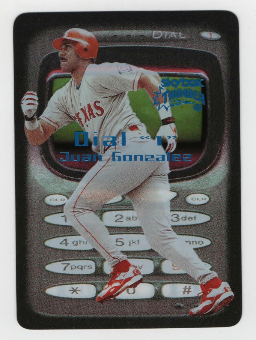 1999 SkyBox Thunder #2 (D) Juan Gonzalez Dial 1