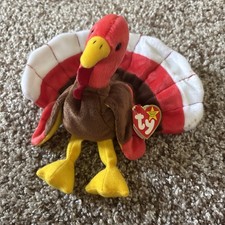 TY Beanie Baby – GOBBLES the Turkey (5.5 in)