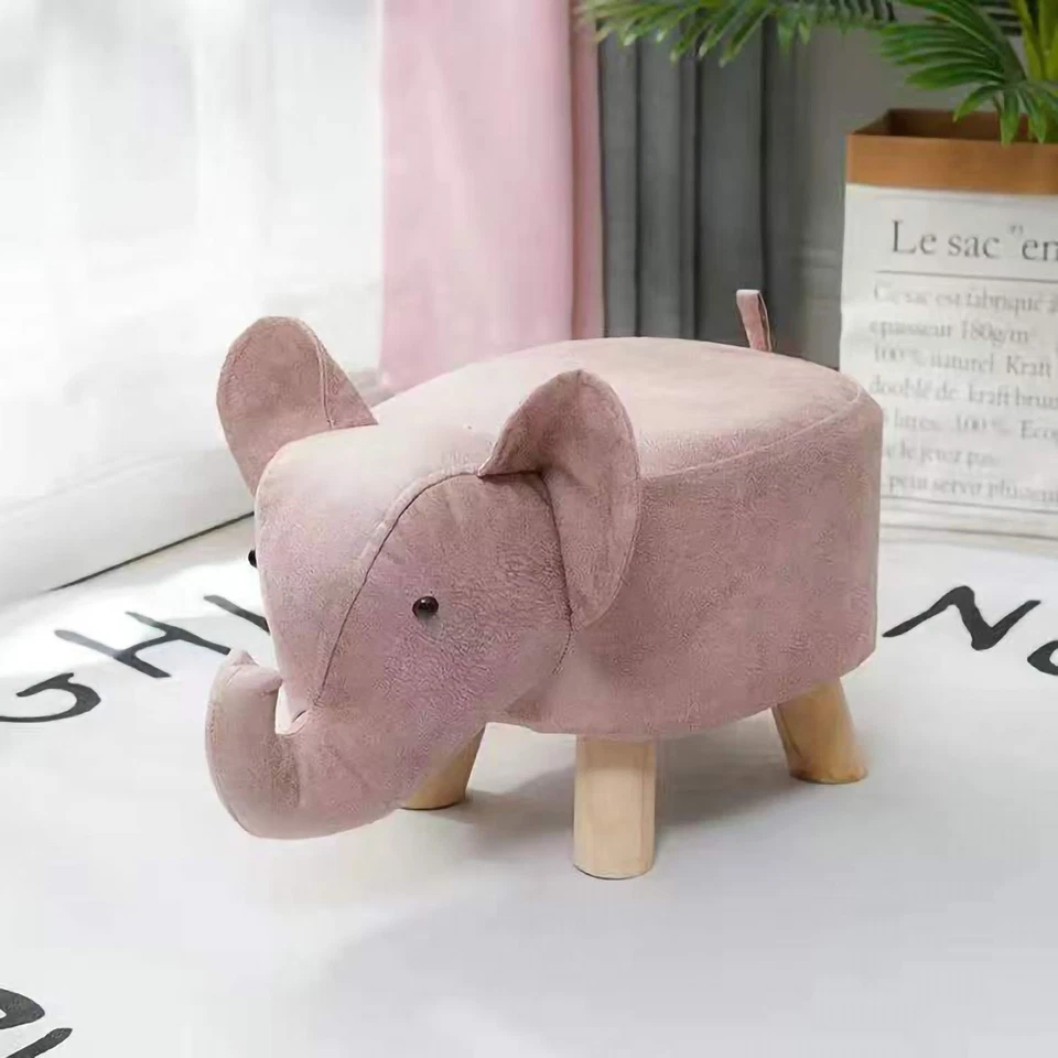 Animal Footstools Multipurpose Cute Cartoon Animal Small Bench For Home - Image 4 of 4