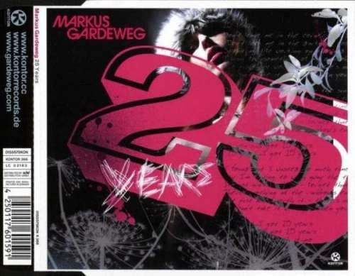 Markus Gardeweg - 25 Years CD Maxi Enh CD Electronic House 35