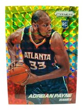2014-15 Panini Prizm Adreian Payne #264 Yellow & Red Mosaic Prizm RC Atlanta
